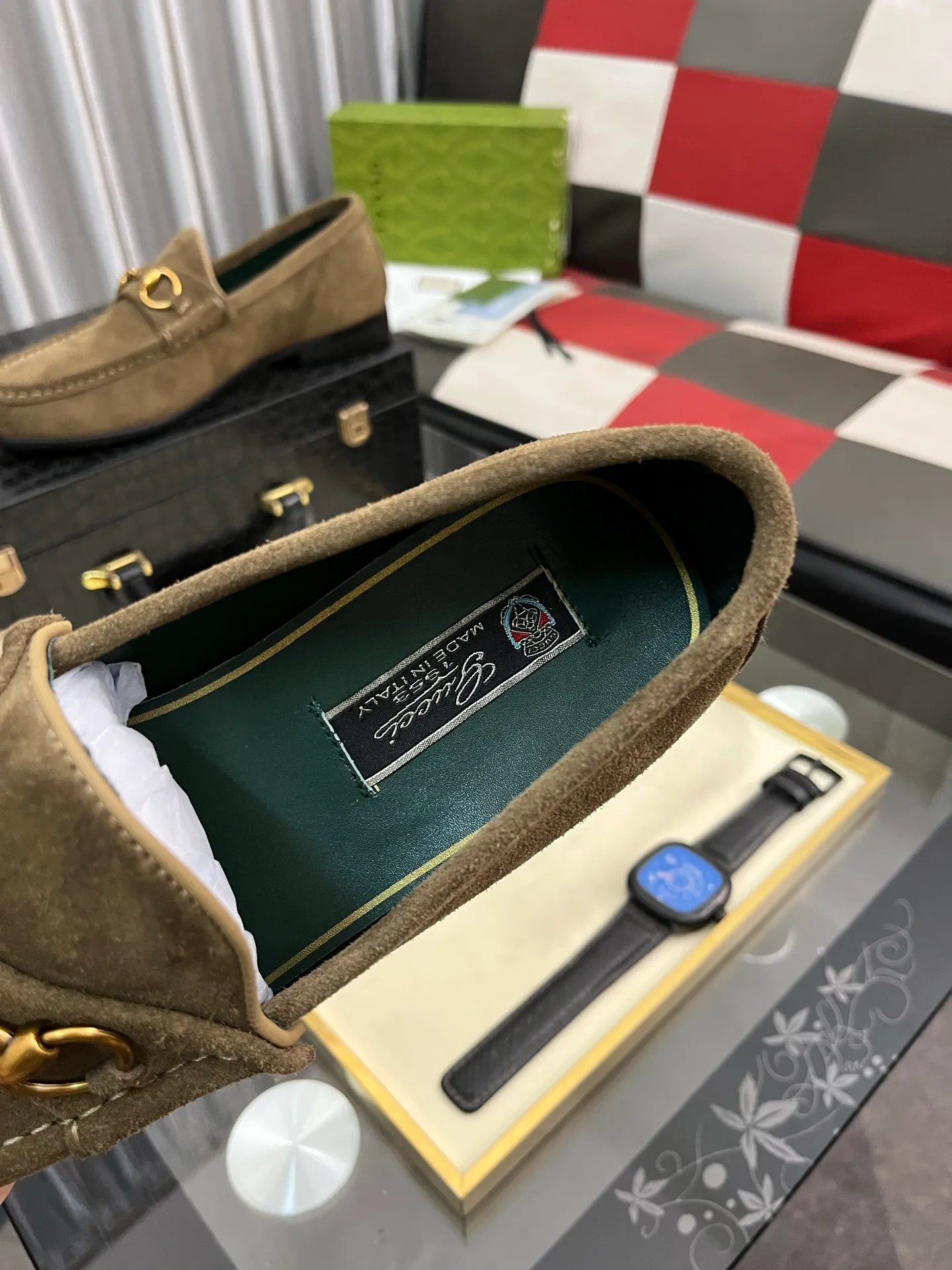 Men's Men's Shoes 💰540⌚️⌚️【GUCCI】The most popular classic Gucci leather shoes. Synchronized with the official website, the upper is made of Italian first-layer cowhide ➕cowhide lining, with unique brand and unique craftsmanship. Highlighting the hot style of the new year. Stop hesitating, stop wandering, get it now. Digital: 38--444️⃣colors available
